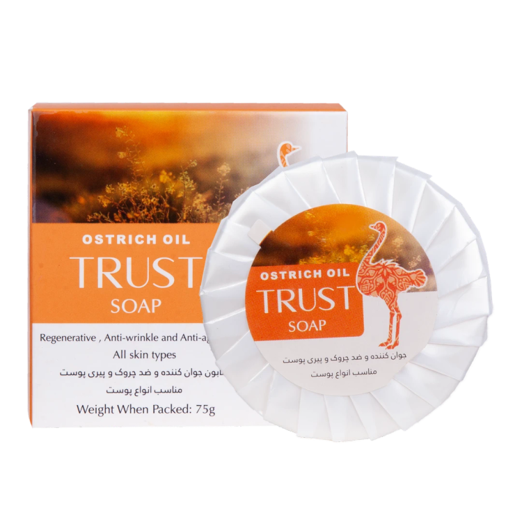 صابون عصاره شترمرغ تراست