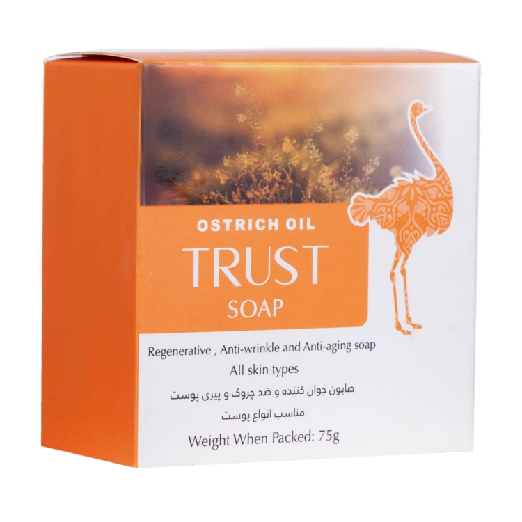 صابون عصاره شترمرغ تراست