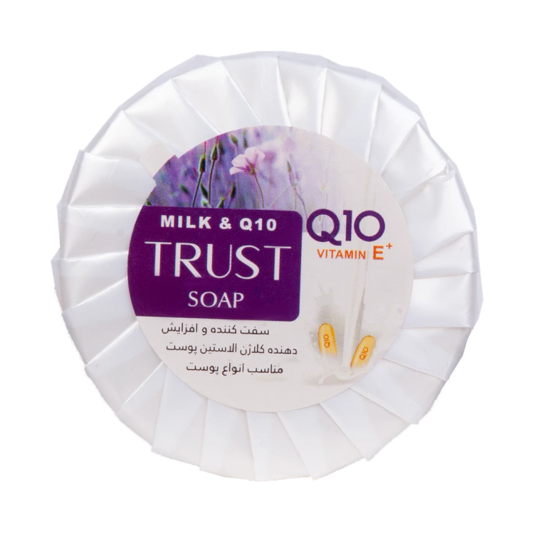 صابون شیر و Q10 تراست