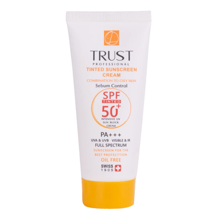 کرم ضد آفتاب رنگی و کنترل چربی بژ طبیعی (پوست مختلط تا چرب)