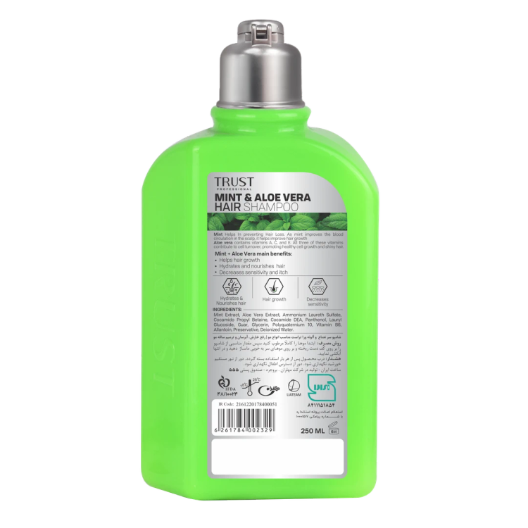 شامپو سر نعناع و آلوئهورا