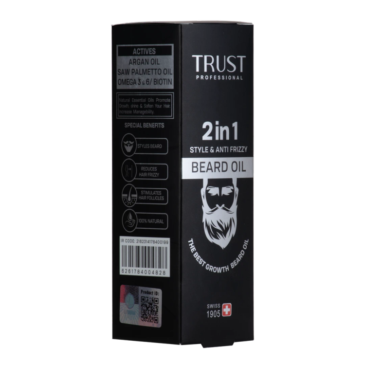 روغن تقویت ریش آقایان تراست