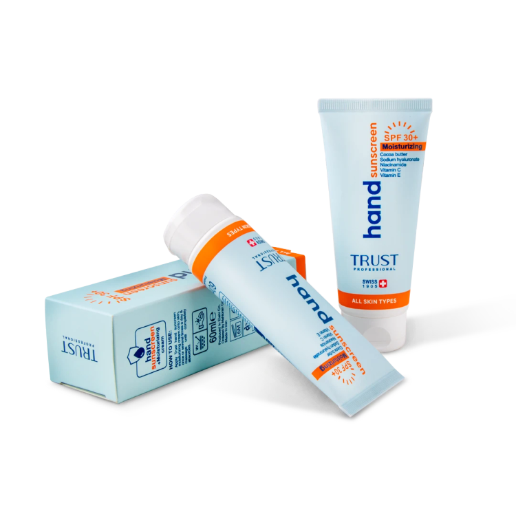 کرم تخصصی دست ضدآفتاب و آبرسان +SPF30 بیرنگ تراست