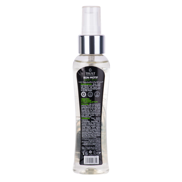 بادی میست مردانه تراست مدل Bon Motif با حجم 100 میل