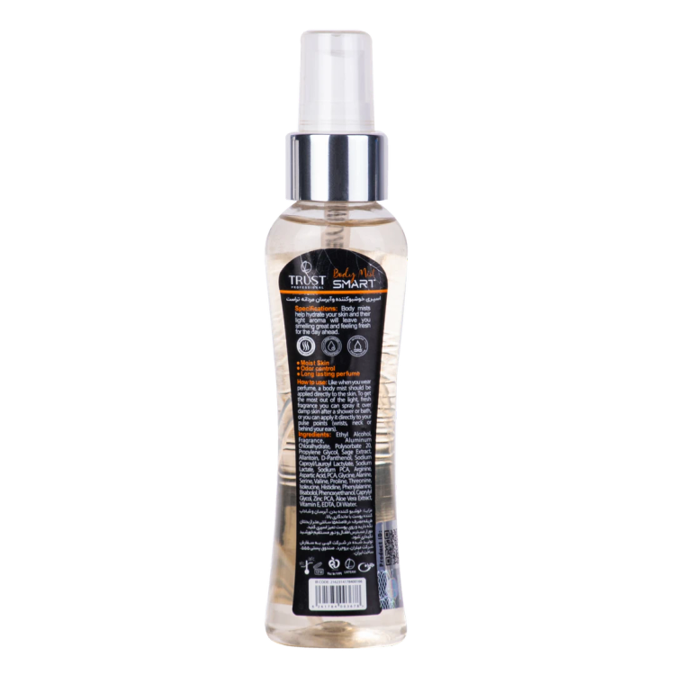 بادی میست مردانه تراست مدل Smart با حجم 100 میل